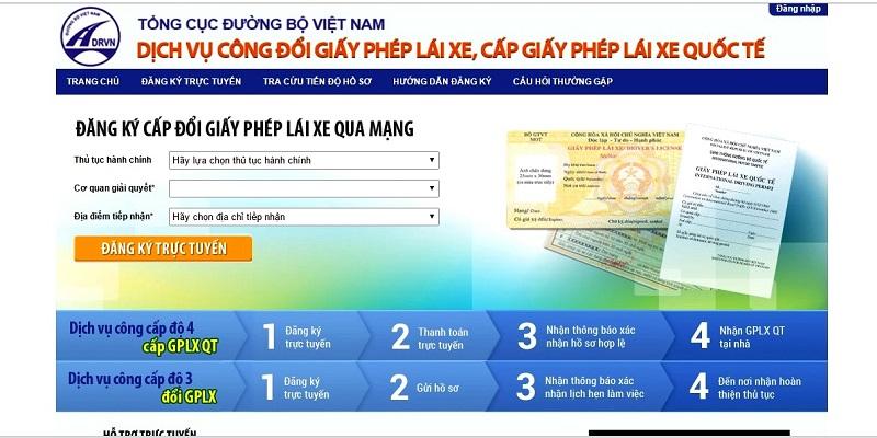 Đổi bằng lái quốc tế qua mạng cần những gì, cách thức ra sao?