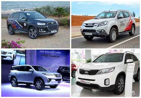 Dưới 1 tỷ đồng mua được xe SUV 7 chỗ nào?
