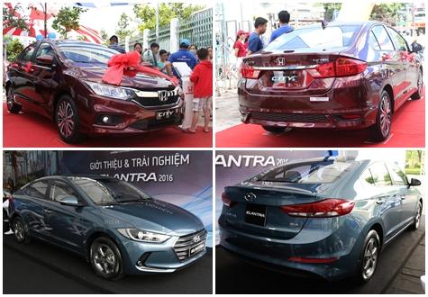 Nên mua Honda City 1.5TOP hay Hyundai Elantra 1.6MT?