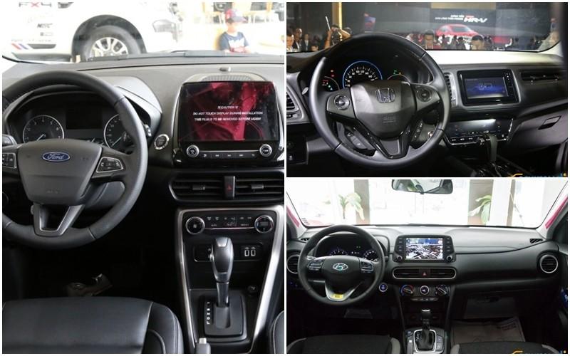 Ford Ecosport cạnh tranh Hyundai Kona Honda HR-V