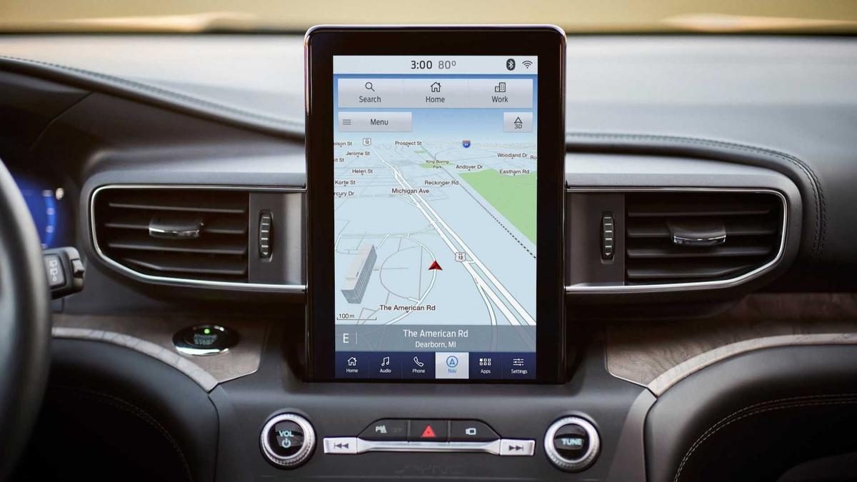 Bên trong nội thất chiếc Ford Explorer thế hệ mới