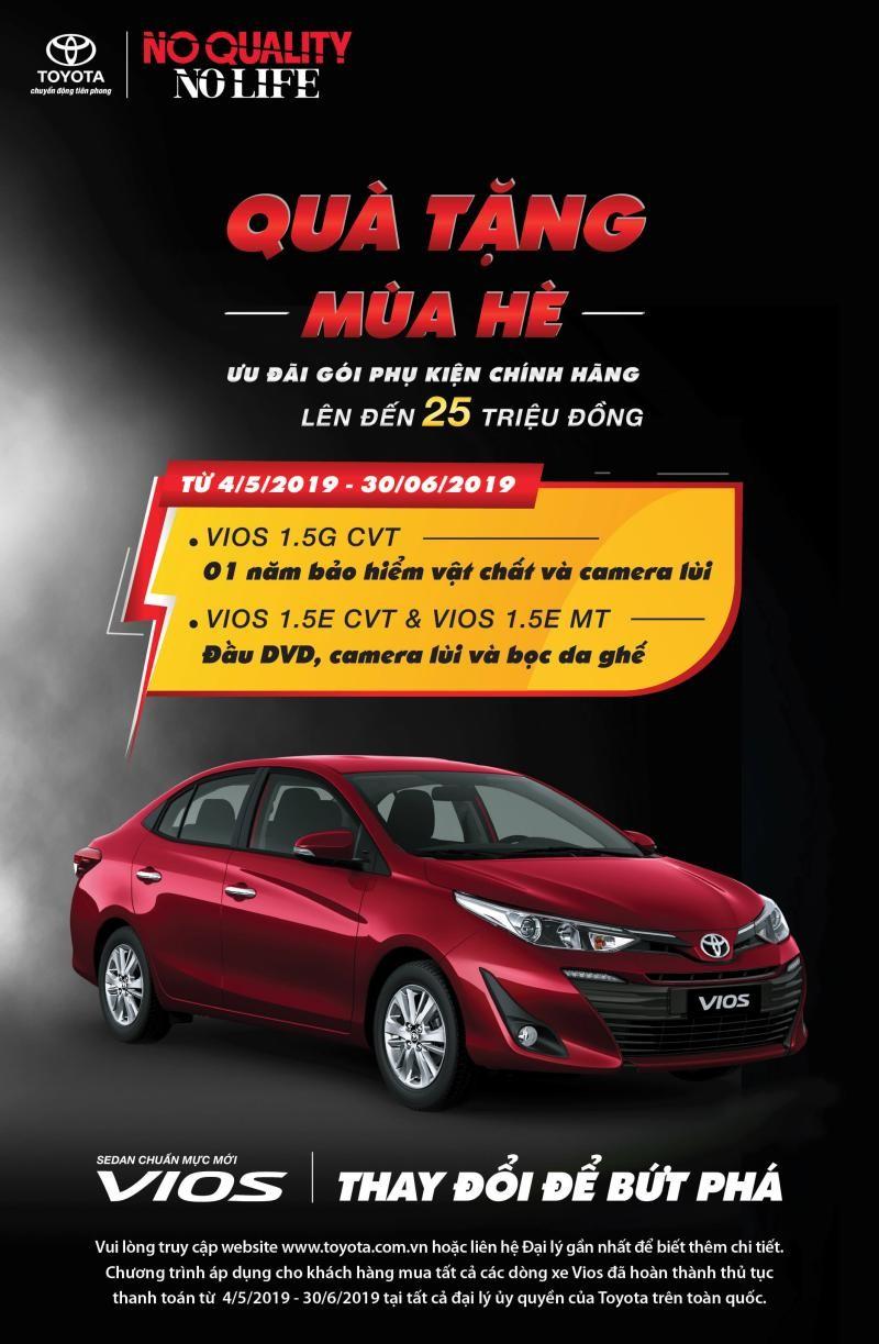 Toyota Vios khuyến mãi tháng 5 và 6/2019 | Carmudi.vn