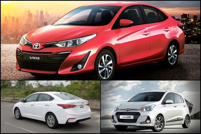 Toyota Vios, Hyundai Accent, Hyundai Grand i10