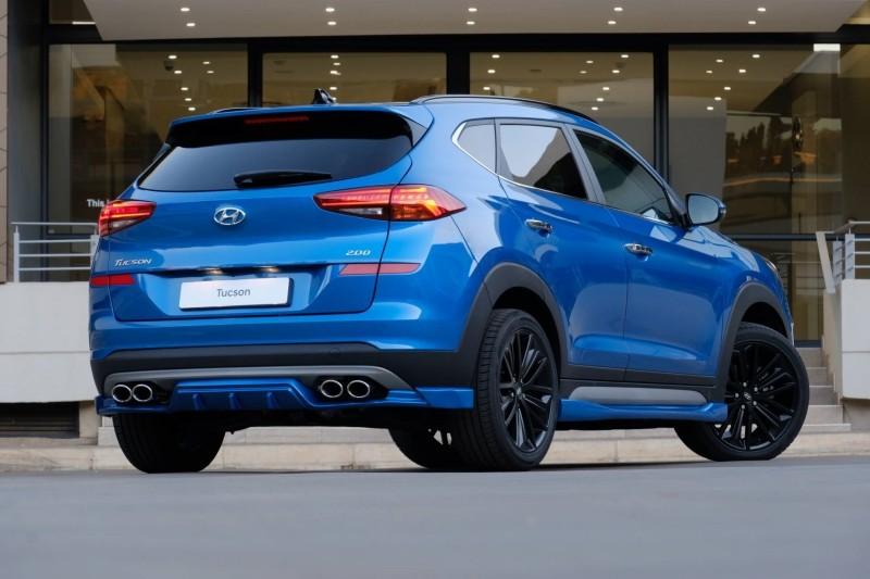 đuôi xe Hyundai Tucson Sport 2020