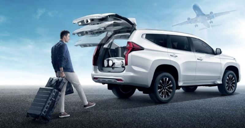 cốp xe Mitsubishi Pajero Sport 2019