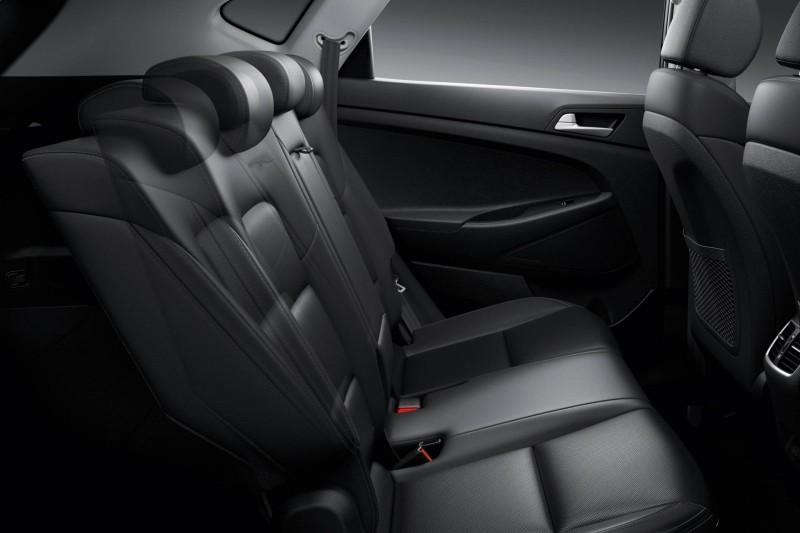 hàng ghế sau xe Hyundai Tucson Sport 2020
