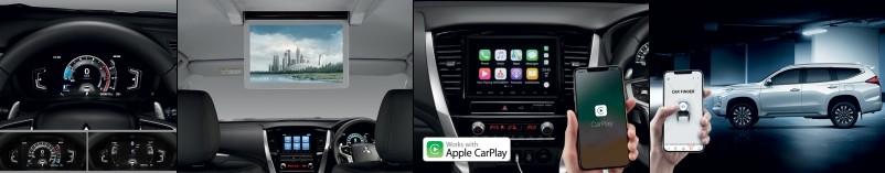 tiện nghi xe Mitsubishi Pajero Sport 2019