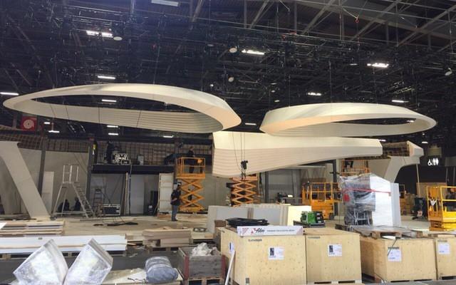 VinFast chi mạnh tay cho tạo hình gian hàng của mình