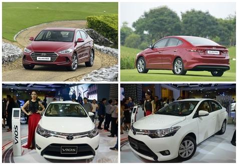 550 triệu nên mua Hyundai Elantra hay Toyota Vios?