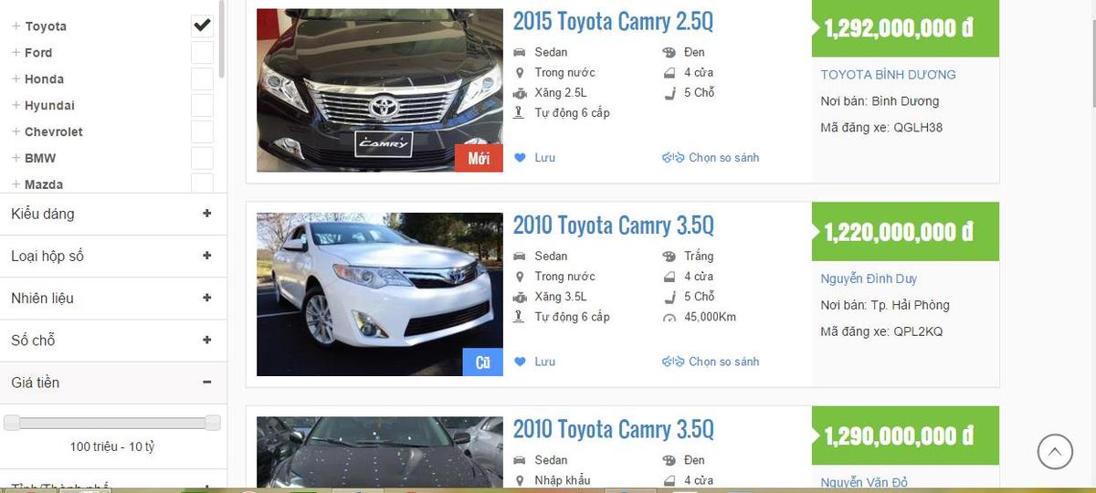 Làm thế nào để bán ô tô trực tuyến hiệu quả?