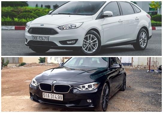 Với 850 triệu, chọn BMW 320i cũ hãy Ford Focus Titanium mới?