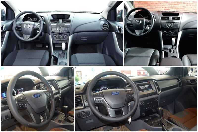 So sánh Ford Ranger và Mazda BT-50: Lựa chọn nào khi mua xe bán tải?