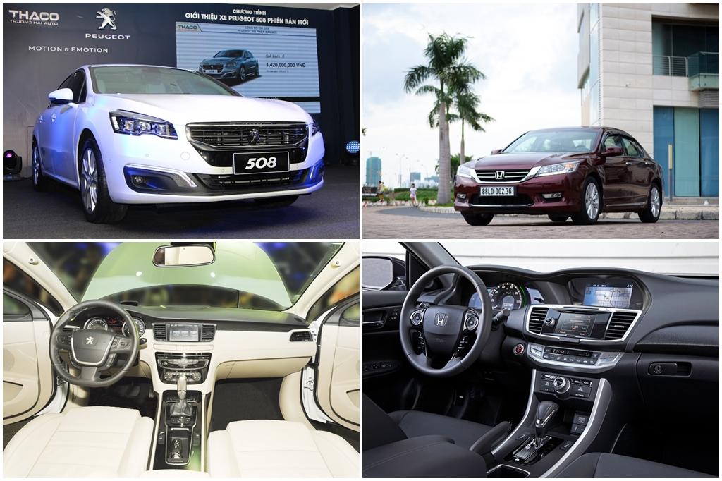 Peugeot 508 và Honda Accord: Lựa chọn nào lý tưởng hơn với 1,5 tỷ đồng