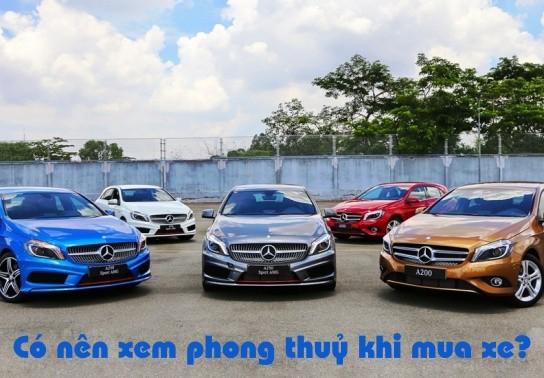 Nên xem phong thủy khi mua xe?
