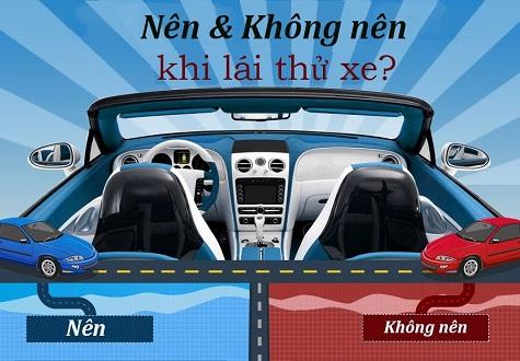 [Infographic] - Lái thử xe: Những việc nên và không nên