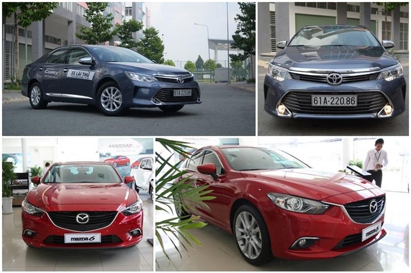 Sedan hạng D, mua Mazda 6 hay Toyota Camry?