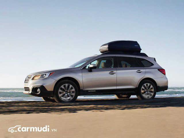 Hình ảnh xe Subaru Outback 2015 mới màu bạc bán tại Việt Nam