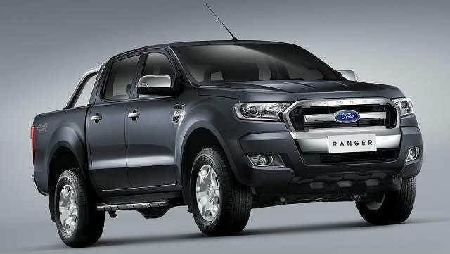 Hình ảnh xe Ford Ranger màu ghi đen