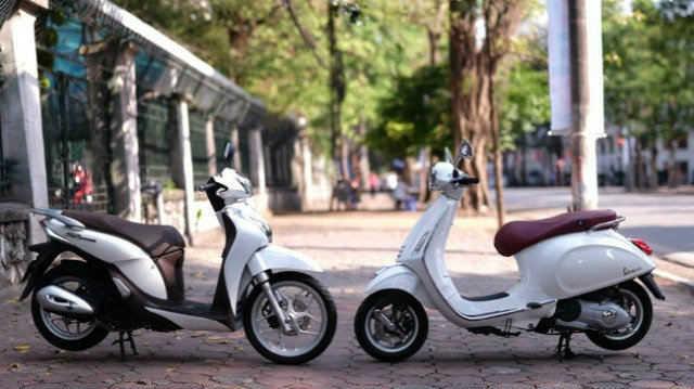 Nên chọn mẫu xe Honda SH Mode hay Vespa Primavera