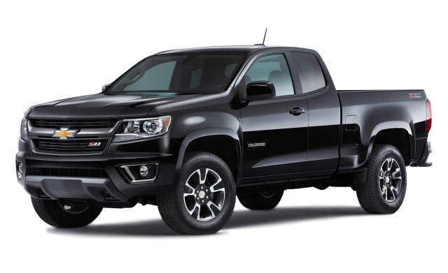 Hình xe Chevrolet Colorado màu đen