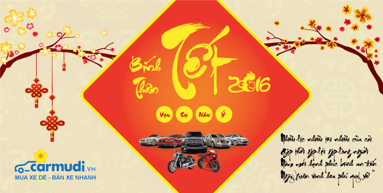 CARMUDI CUNG CHÚC TÂN XUÂN – BÍNH THÂN 2016