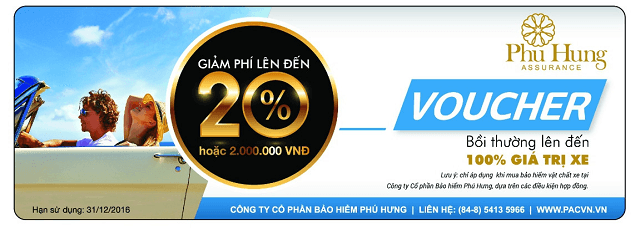 Công ty cổ phần bảo hiểm Phú Hưng tham gia Chợ săn xe 2016