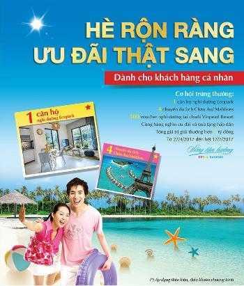 Tr&uacute;ng căn hộ Ecopark v&agrave; du lịch nghỉ dưỡng miễn ph&iacute; c&ugrave;ng VietinBank