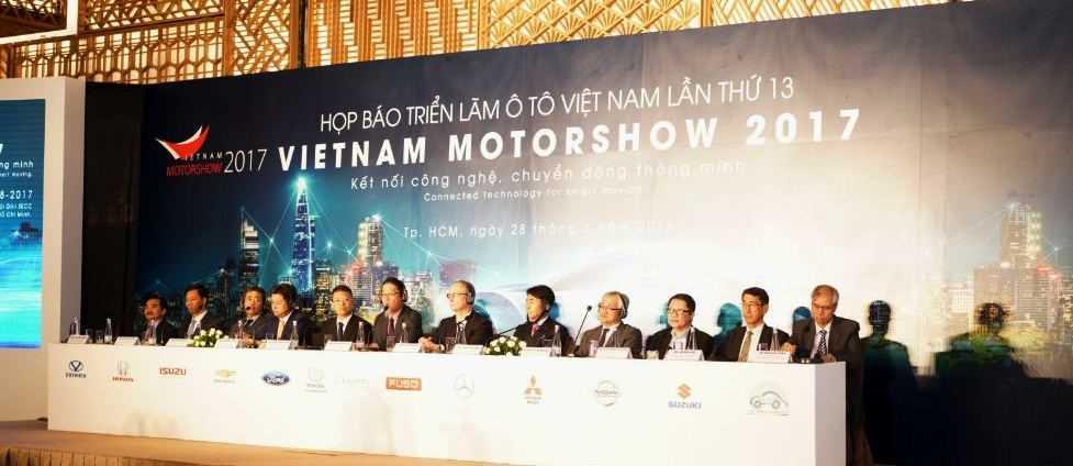 12 thương hiệu ô tô tham gia trưng bày tại VMS 2017