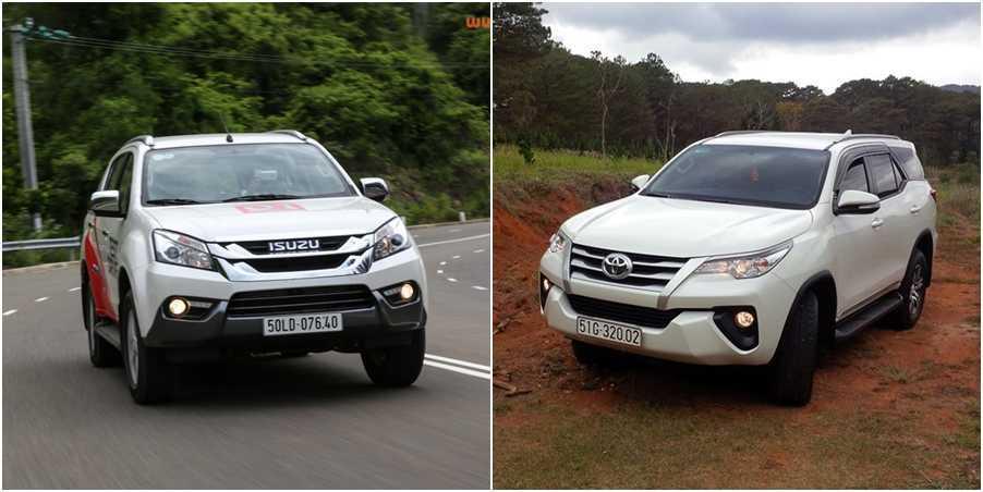 So sánh Toyota Fortuner và Isuzu mu-X: chọn SUV 7 chỗ Diesel nào với 1 tỷ đồng?