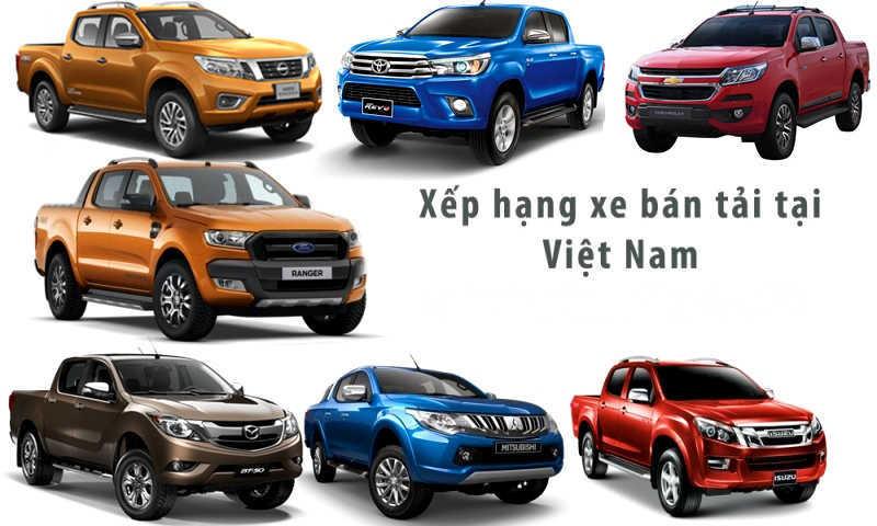 Doanh số bán tải tháng 07/2017: Toyota Hilux và Isuzu D-Max thê thảm
