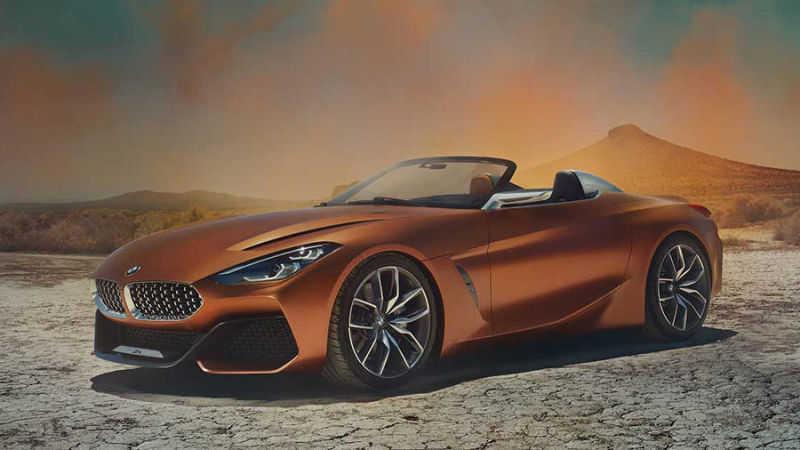 Hình ảnh chính thức của BMW Z4 Concept, sẽ trình làng ở Pebble Beach