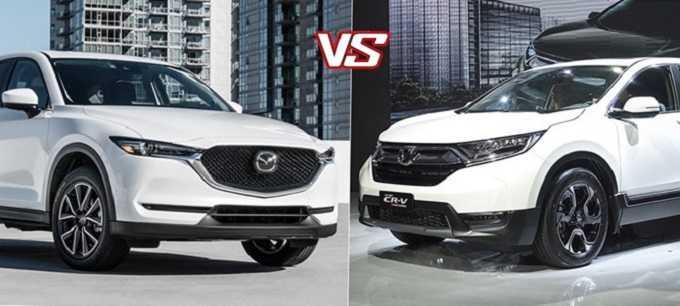 Cuộc chiến giữa CX-5 2017 và CR-V 2017 đang thu hút mọi ánh nhìn. Ảnh: Báo Thanh niên.