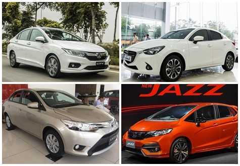 4 mẫu xe hạng B bán chạy nhất tháng 4/2018: Honda Jazz tăng tốc