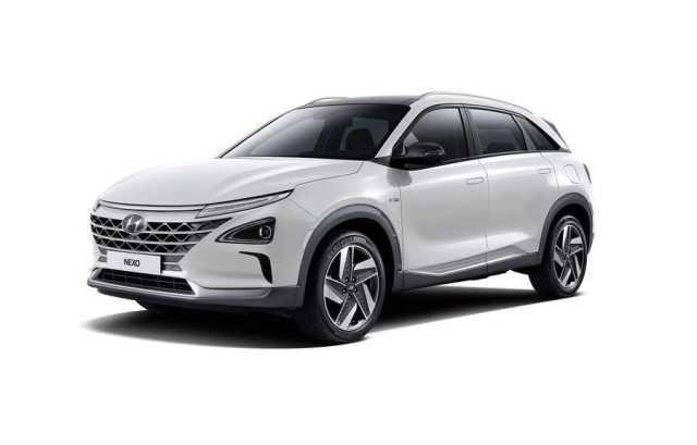 Hình dáng bên ngoài nổi bật của xe Hyundai Nexo 2019.