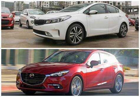 So sánh giá bán, thiết kế ngoại thất Kia Cerato và Mazda 3