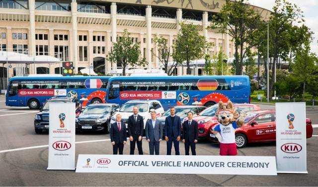 Hyundai va Kia cung cap xe cho World Cup 2018
