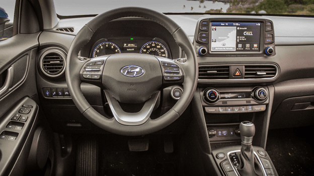 nội thất hyundai kona 2018