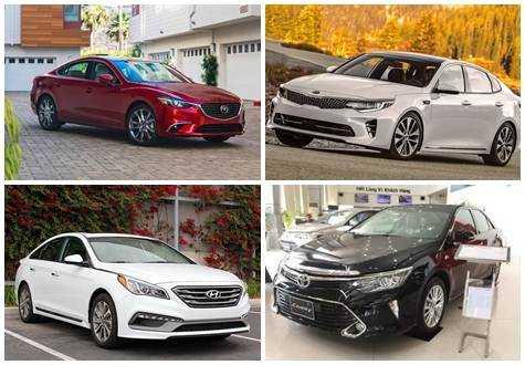 So sánh 4 mẫu xe sedan hạng D đáng mua nhất 2018