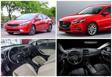 Sedan hạng C - nên mua Kia Cerato hay Mazda 3?