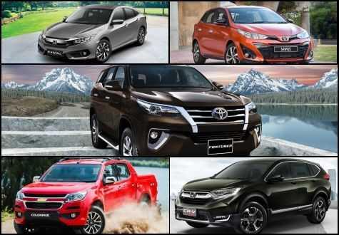Top 5 xe nhập khẩu bán chạy nhất tháng 8/2018