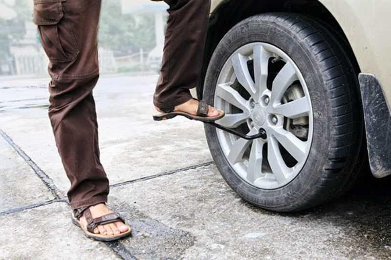 Không để lốp non hơi