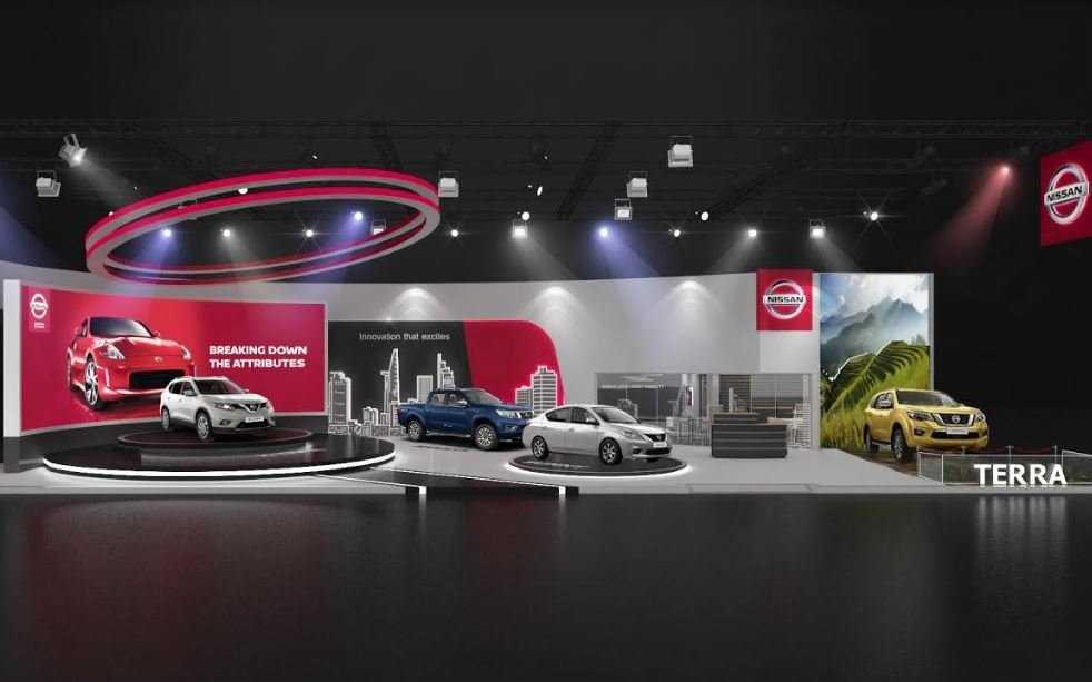 gian hàng nissan việt nam tại VMS 2018