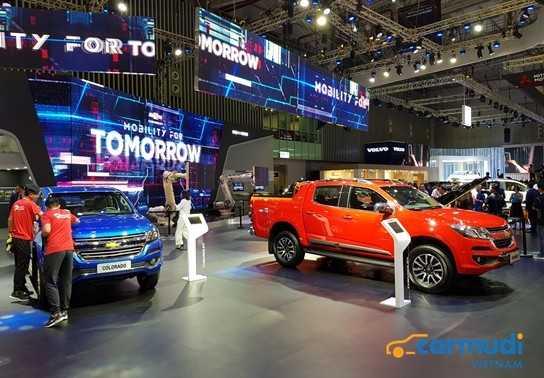 [VMS 2018] - Gian hàng Chevrolet nổi bật với Traiblazer và Colorado