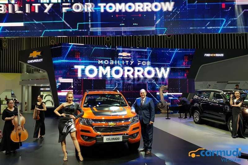 [VMS 2018] - Gian hàng Chevrolet nổi bật với Traiblazer và Colorado
