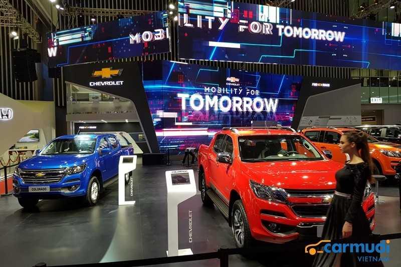 [VMS 2018] - Gian hàng Chevrolet nổi bật với Traiblazer và Colorado