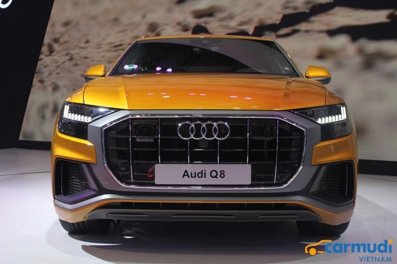 thiết kế phần đầu audi q8
