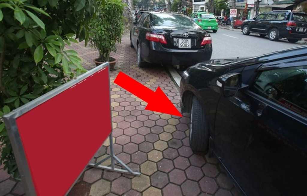 Đỗ xe lệch bánh