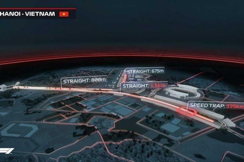 Đường đua công thức 1 lần đầu tiên tổ chức tại Việt Nam