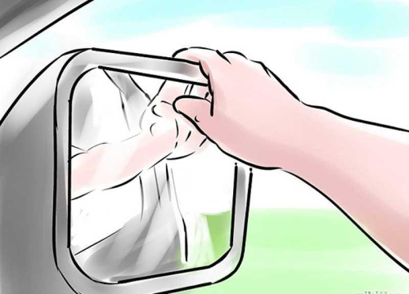 Chỉnh lại gương xe