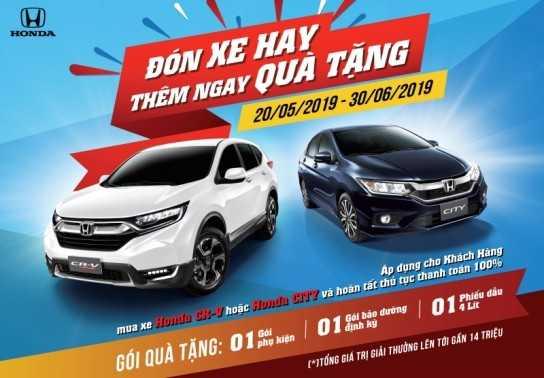 “Đón xe hay, thêm ngay quà tặng” cùng với Honda Việt Nam trong tháng 5 và 6/2019